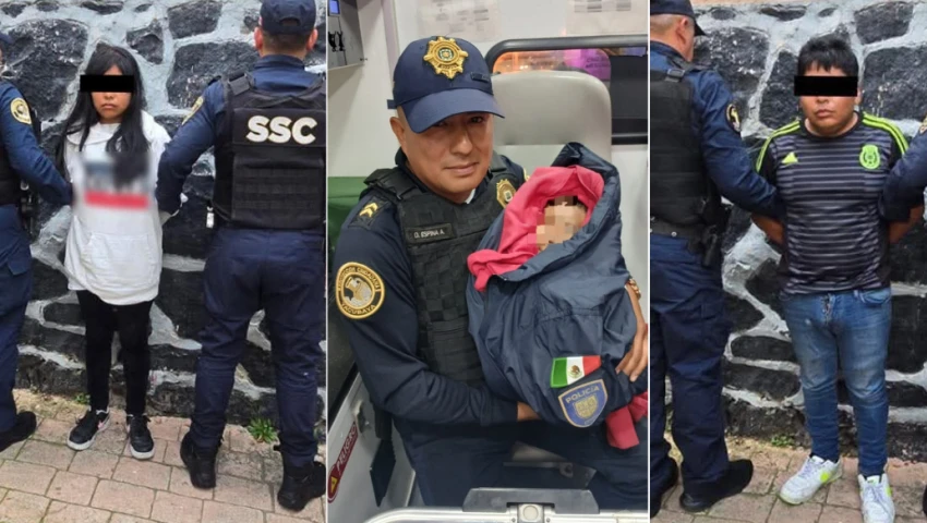 Detienen a pareja por abandono de bebé Detienen a pareja por abandono de bebé