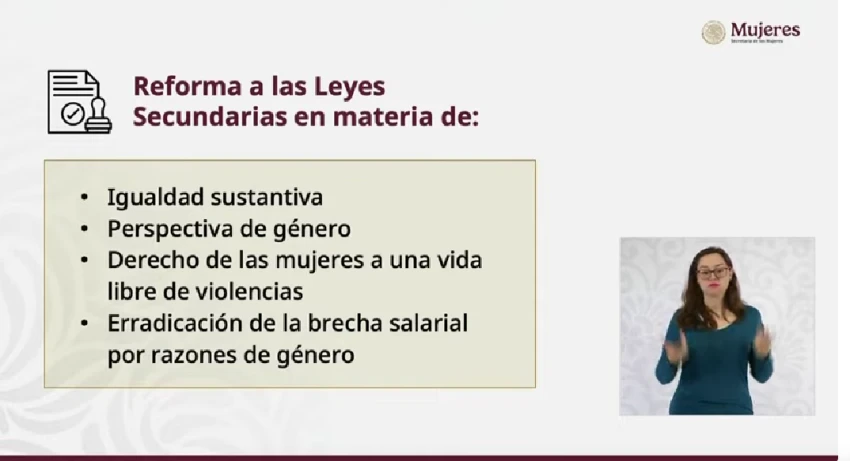 Reformas sobre leyes secundarias