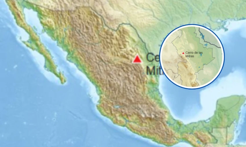 ¿Dónde está el Cerro de las Mitras? (Mapa)