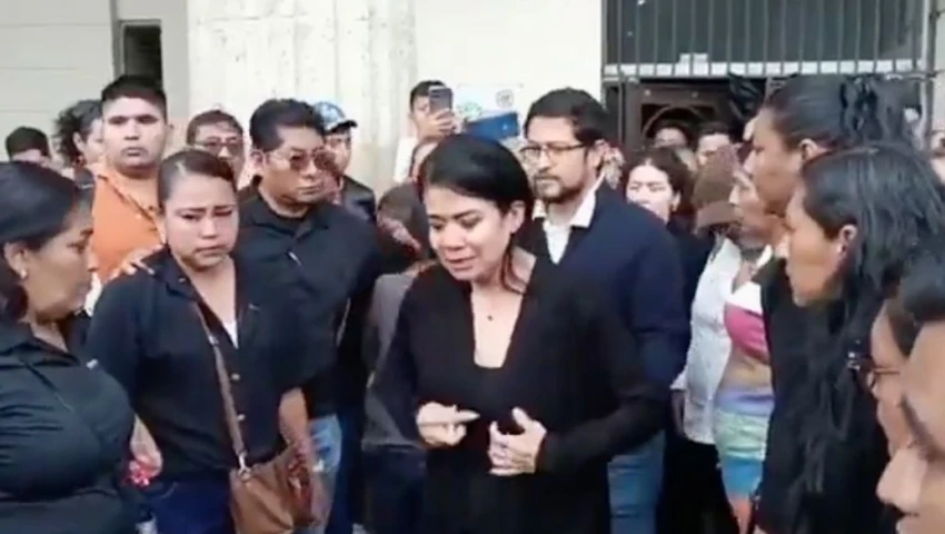 Norma Otilia Hernández abandona funeral de Alejandro Arcos entre gritos de "¡traidora!"