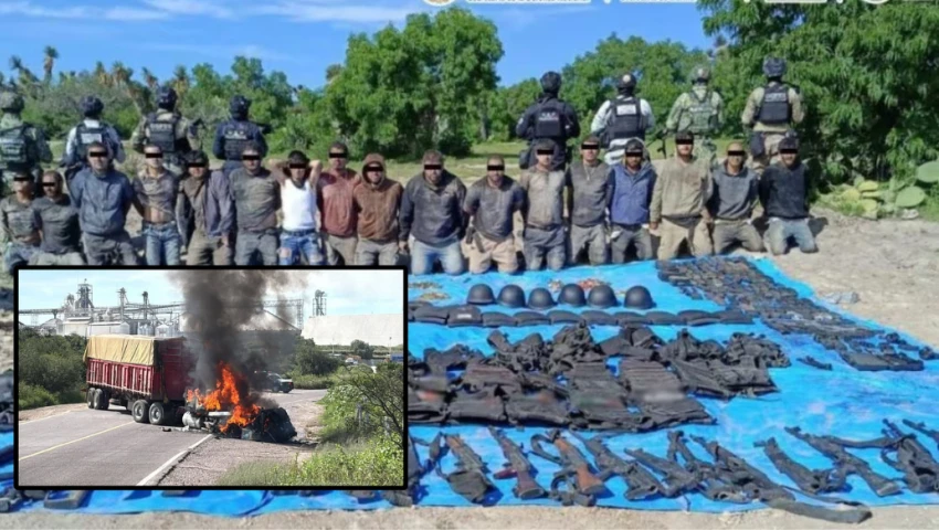 Detienne a 18 integrantes del CJNG en Aguascalientes CJNG