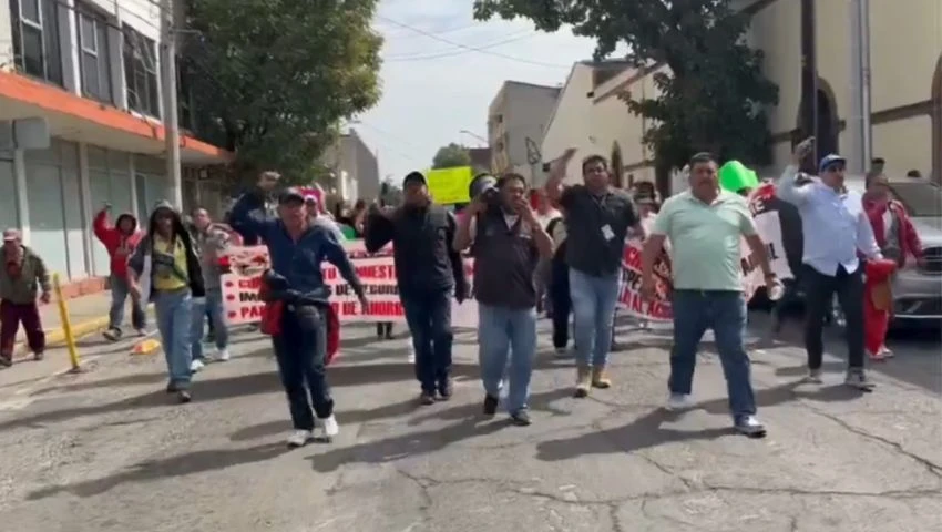 Últimas noticias: SUTEYM marcha hacia Palacio de Gobierno en Toluca; despliegan operativo