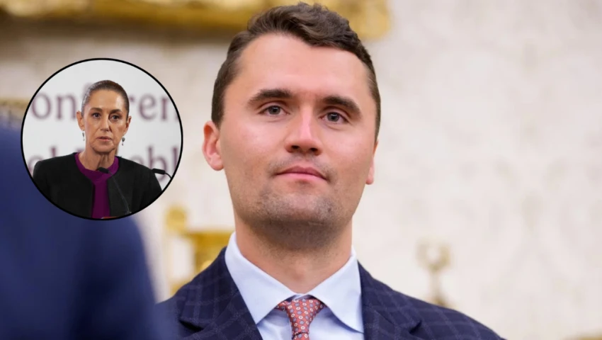 Claudia Sheinbaum y Charlie Kirk Claudia Sheinbaum y Charlie Kirk