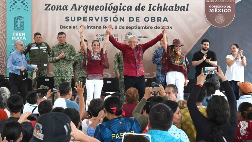 Claudia Sheinbaum y López Obrador