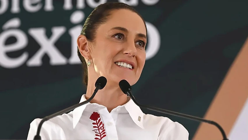 Claudia Sheinbaum felicita a Trump