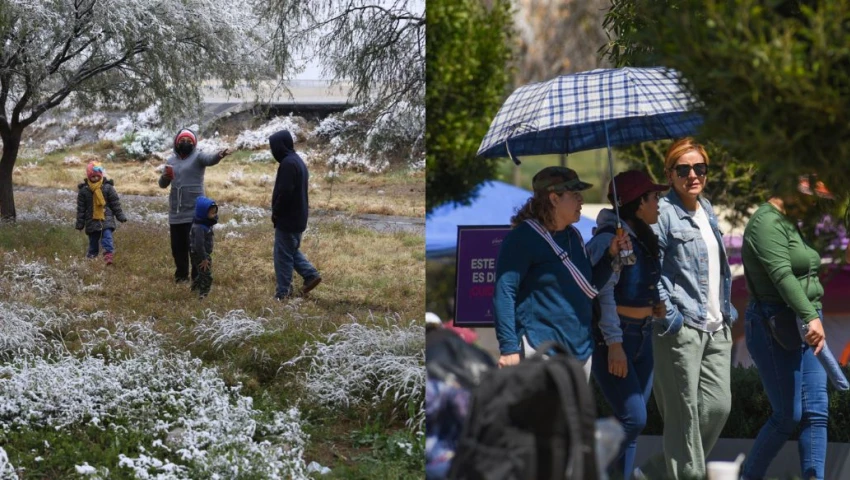Clima hoy: Estados con aguanieve y temperaturas de hasta 45°C este 12 de marzo