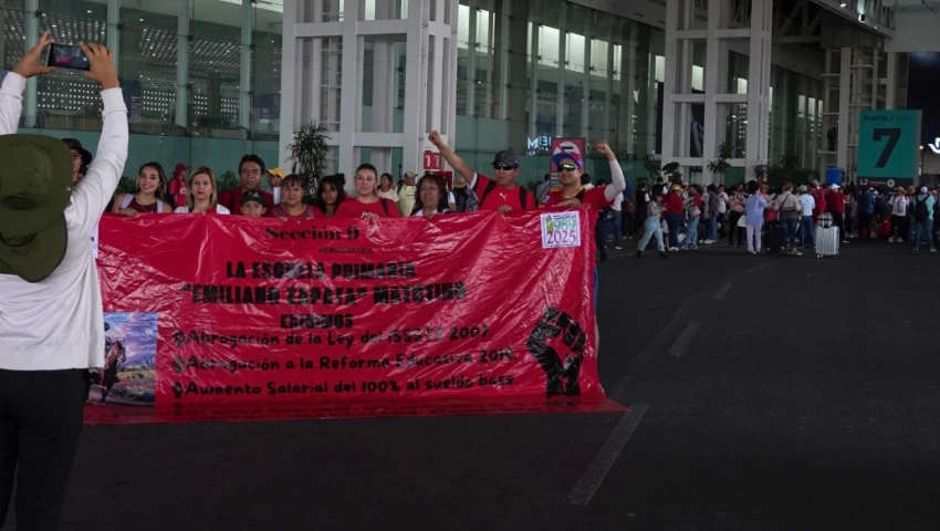 CNTE, paro de maestros, bloqueo, Claudia Sheinbaum
