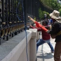 Disturbios de la CNTE en Gobernación Disturbios de la CNTE en Gobernación