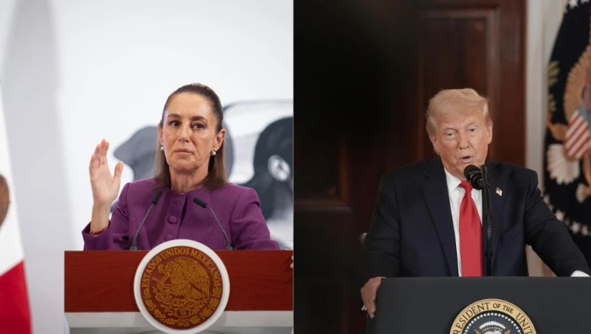Claudia Sheinbaum y Donald Trump Claudia Sheinbaum y Donald Trump