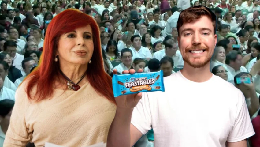 ¿Cuánto cuestan los chocolates de MrBeast que Layda Sansores repartió en Campeche?