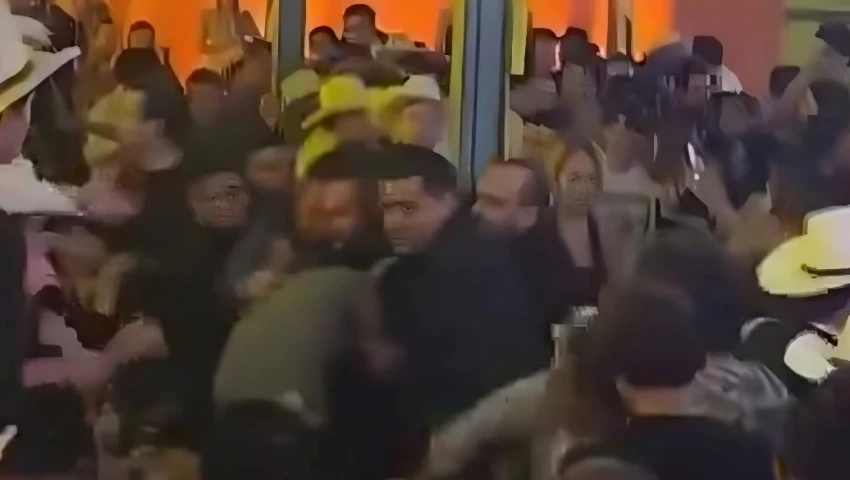 Difunden VIDEO del exgobernador de Querétaro, Francisco Domínguez, peleando en un bar