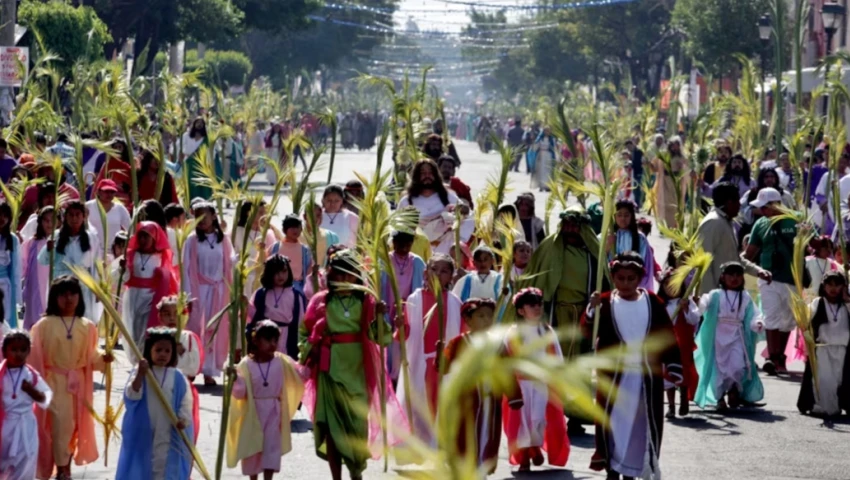 Domingo de Ramos en Iztapalapa. Domingo de Ramos en Iztapalapa