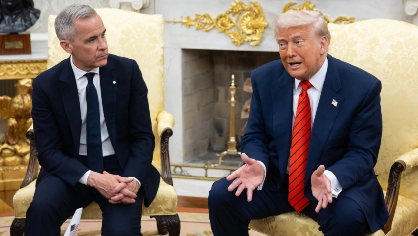 Mark Carney y Donald Trump Mark Carney y Donald Trump