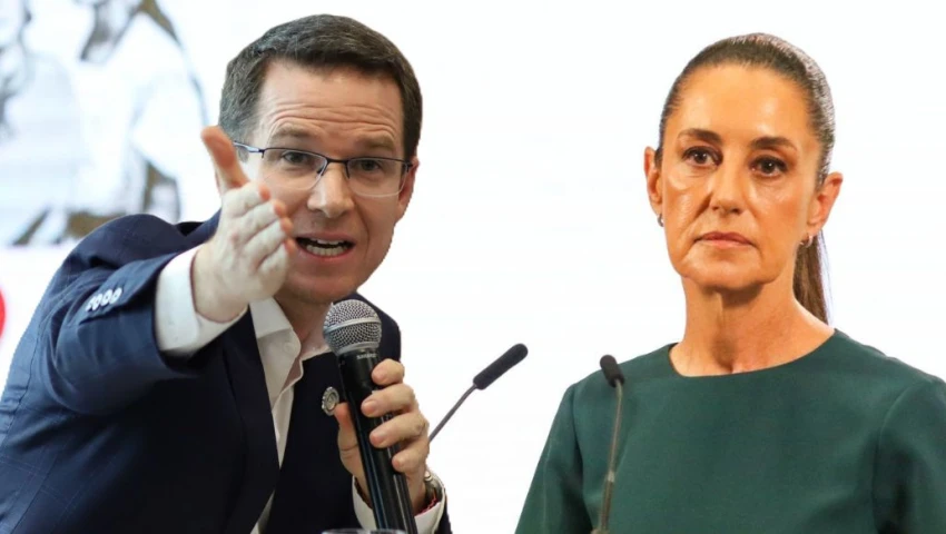 "¿Dónde vivió seis años?”: Sheinbaum contra Anaya por alertar intervención de EE.UU.