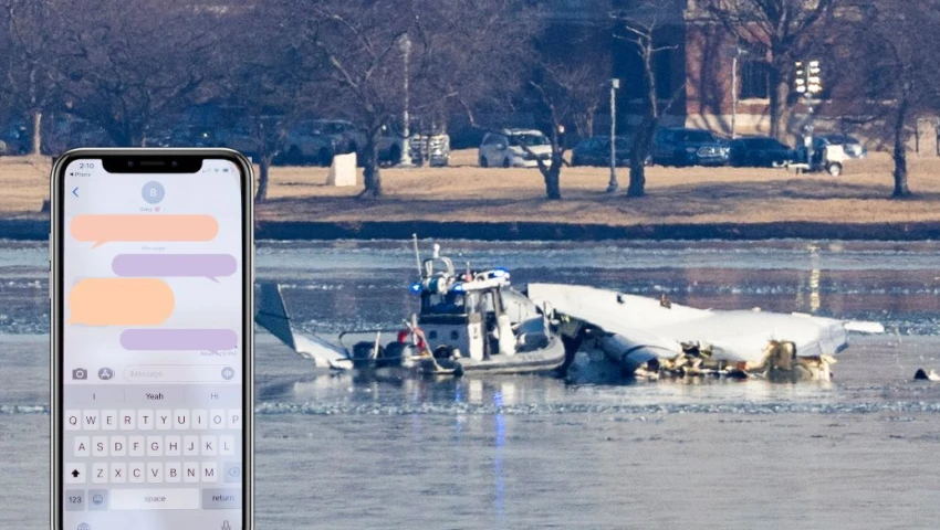 El último mensaje de una pasajera a su esposo antes del trágico accidente aéreo en Washington
