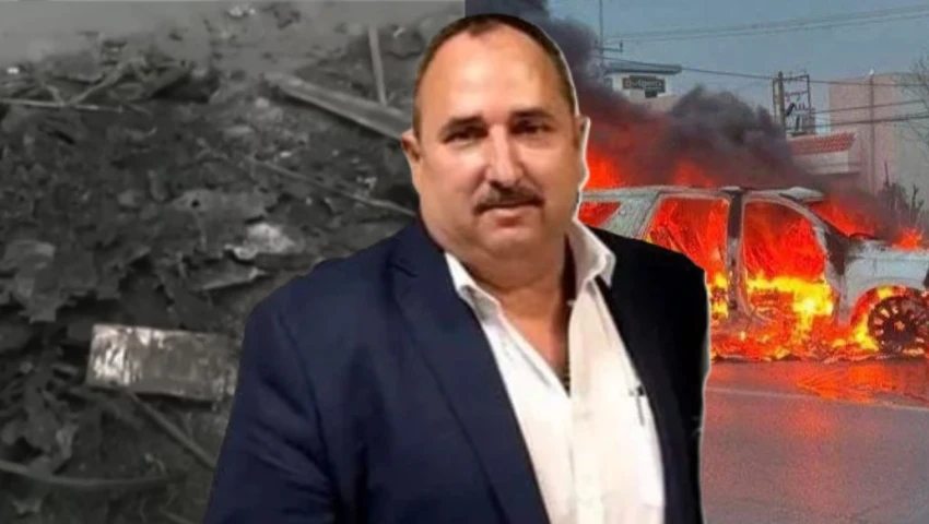 Así quedó el lugar del atentado contra el delegado de la FGR, Ernesto Vázquez, en Reynosa | FOTOS
