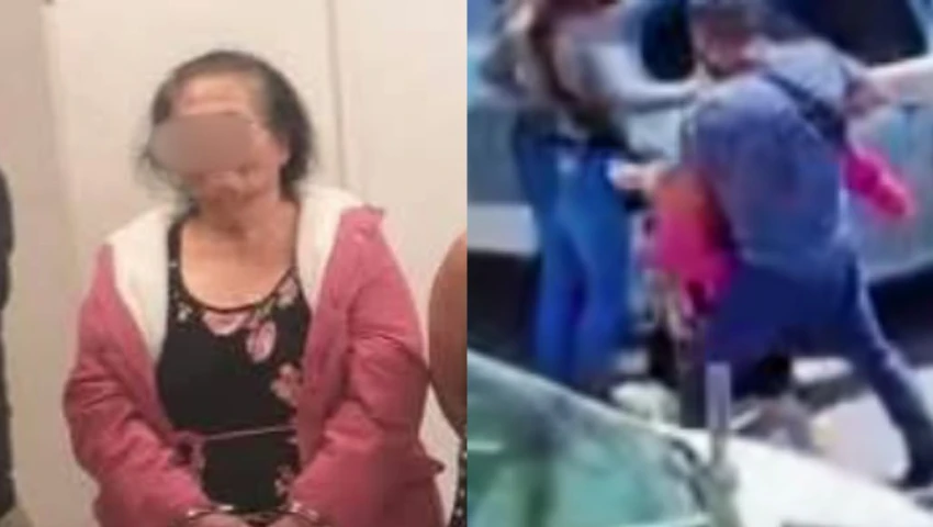 El MOMENTO EXACTO del arresto de la "abuelita sicaria": VIDEO muestra cómo ocurrió