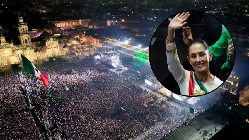 Claudia Sheinbaum la primera presidenta en encabezar la ceremonia del Grito de Independencia