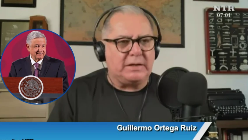 Guillermo Ortega en su informativo en NTR.