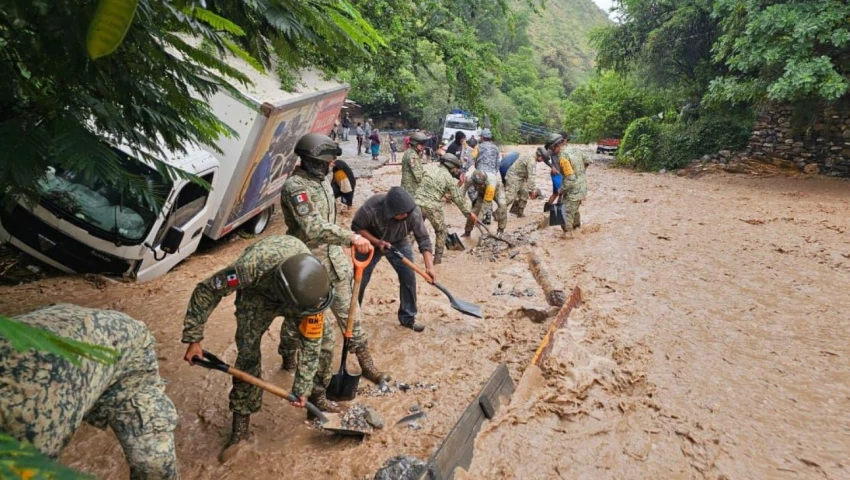 Hay 2 muertos tras fuertes lluvias: Tormenta tropical "Raymond" se fortalecerá y pone a estados en alerta