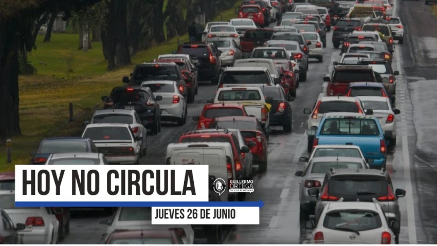 Hoy No Circula, 26 de junio, jueves, restricciones