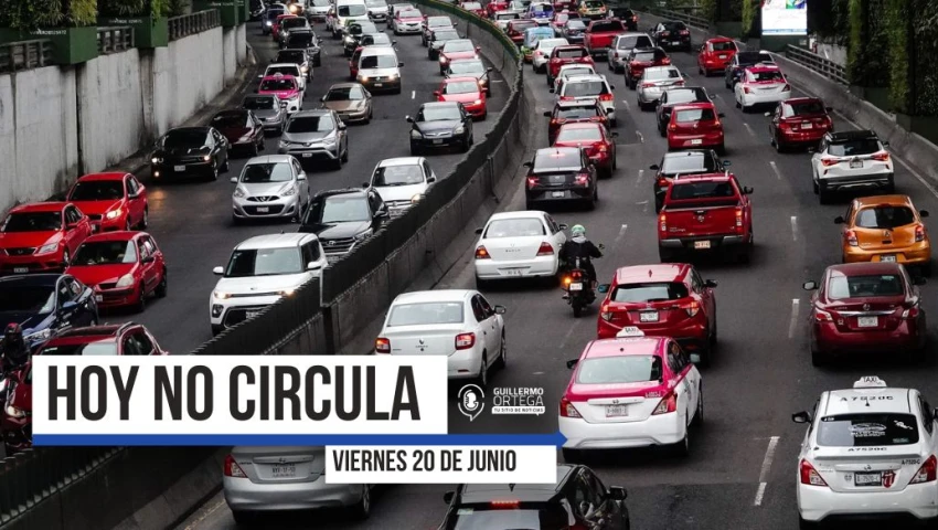 Hoy No Circula, viernes, 19 de junio, sedema, automóviles