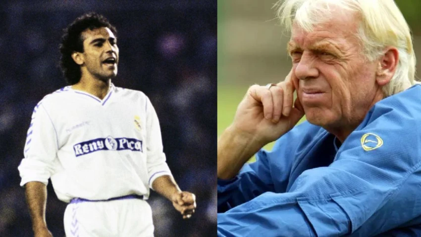 Hugo Sánchez y Leo Beenhakker Hugo Sánchez y Leo Beenhakker