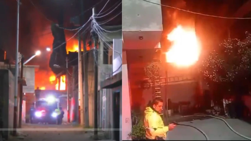 Incendio en Tláhuac Incendio en Tláhuac