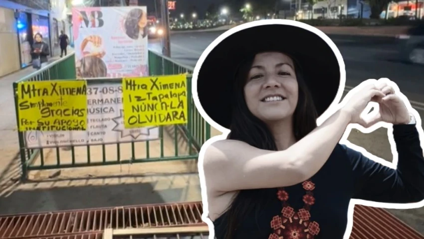 "Iztapalapa nunca la olvidará": dejan mensajes en el sitio de la muerte de Ximena Guzmán