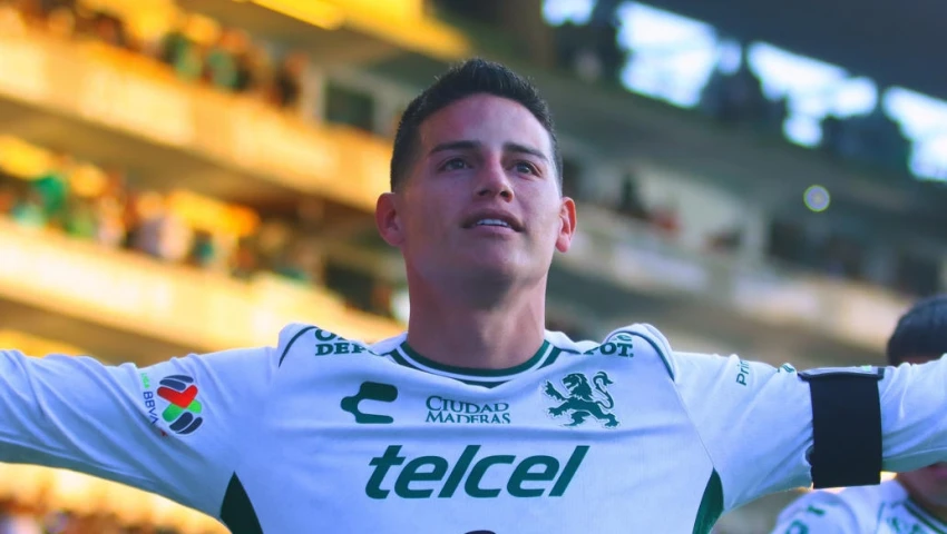 James Rodríguez en lo más alto de la Liga MX