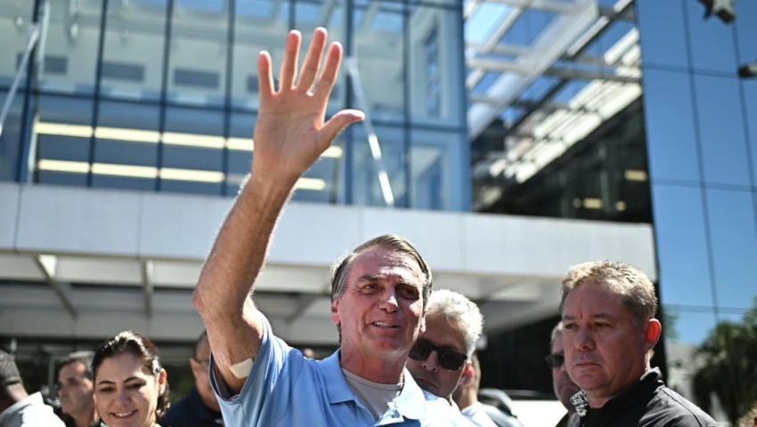 Jair Bolsonaro salió del hospital Jair Bolsonaro salió del hospital