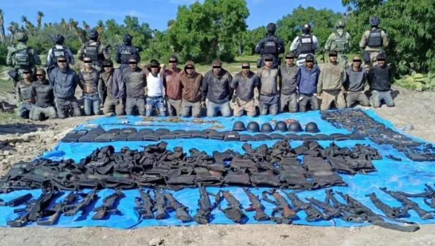 Joven con reporte de desaparición entre los detenidos en narcocampamento de Aguascalientes