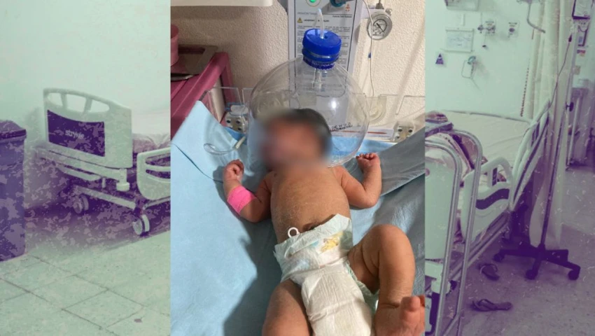 La historia del bebé que usó una botella como respirador en Tabasco a falta de insumos médicos