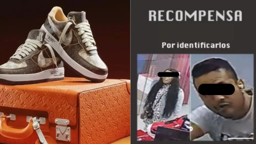 Roban tenis de más de 1 millón de pesos Roban tenis de más de 1 millón de pesos