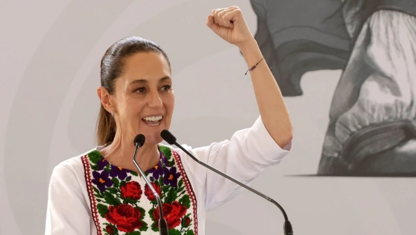 Claudia Sheinbaum, cnte, manifestantes, tulancingo, hidalgo