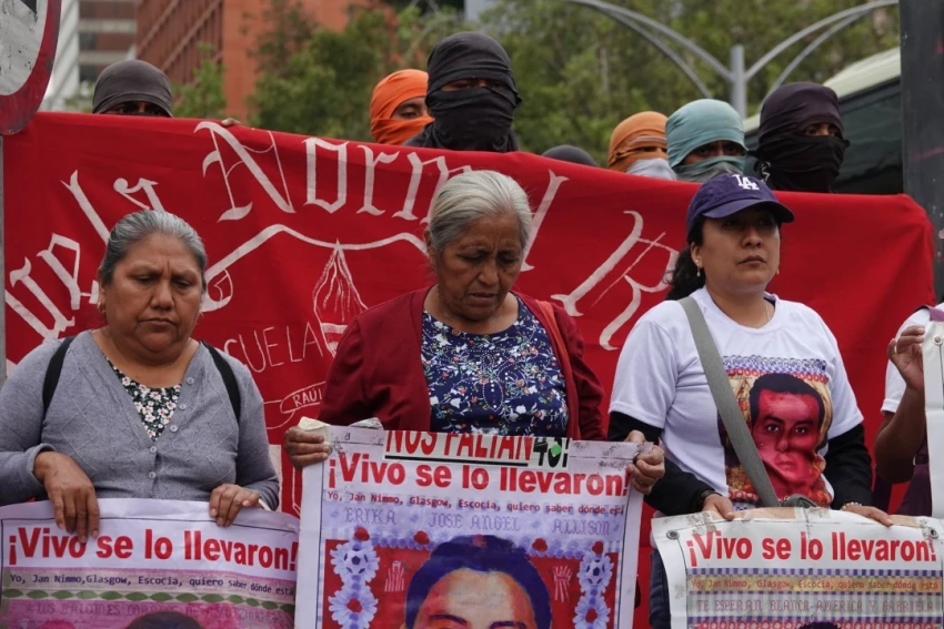 Protesta por caso Ayotzinapa
