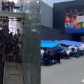 Maestros de la CNTE se instalan afuera del AICM: Amagan paro indefinido