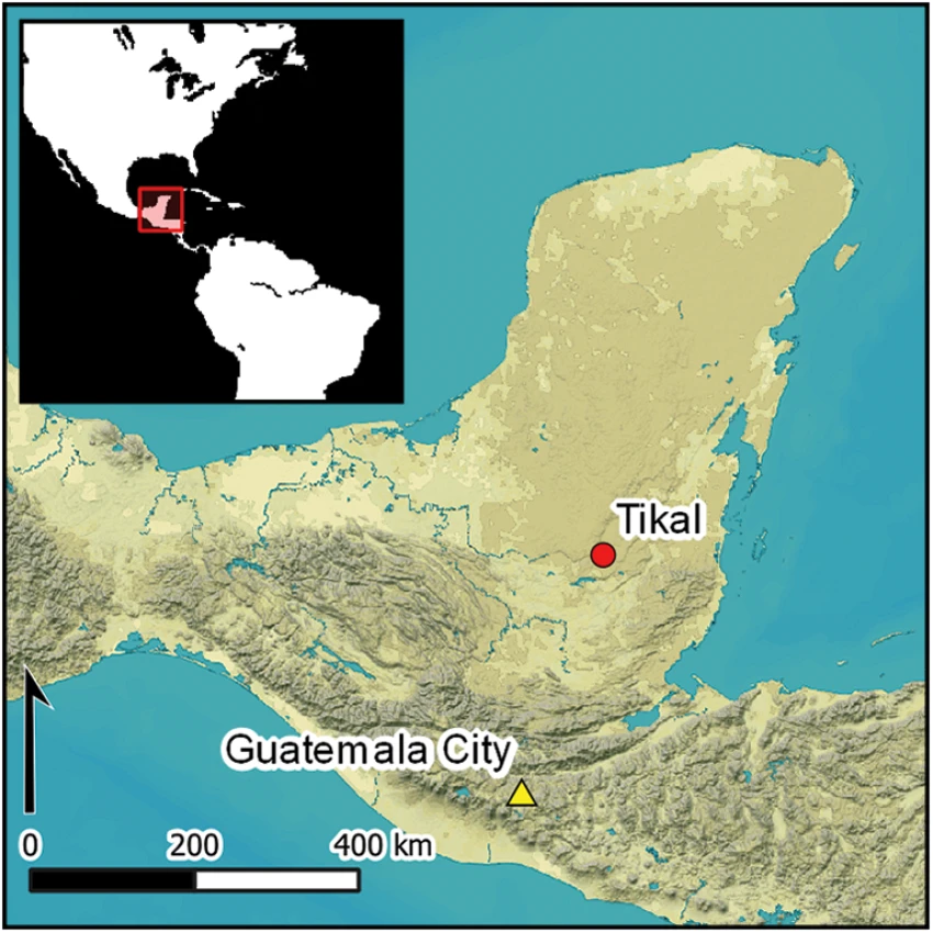 ¿Dónde está Tikal?