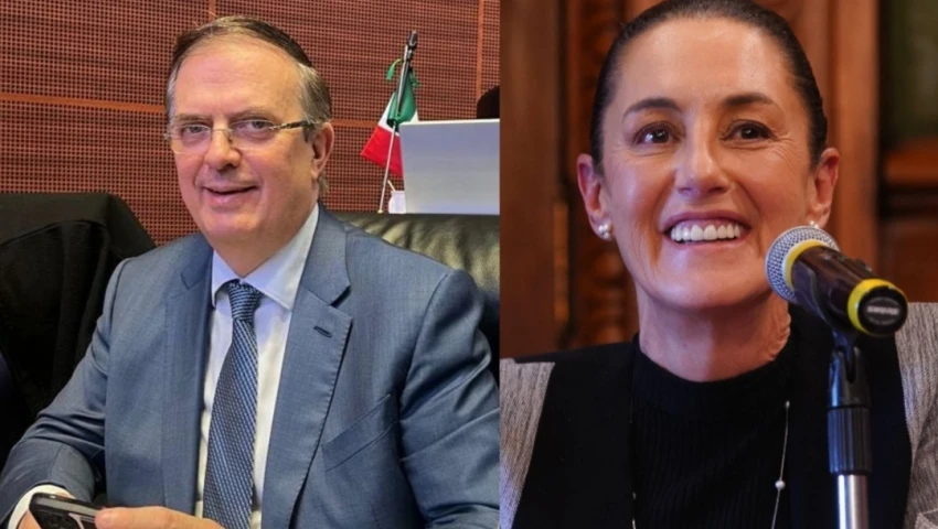 Marcelo Ebrard y Claudia Sheinbaum