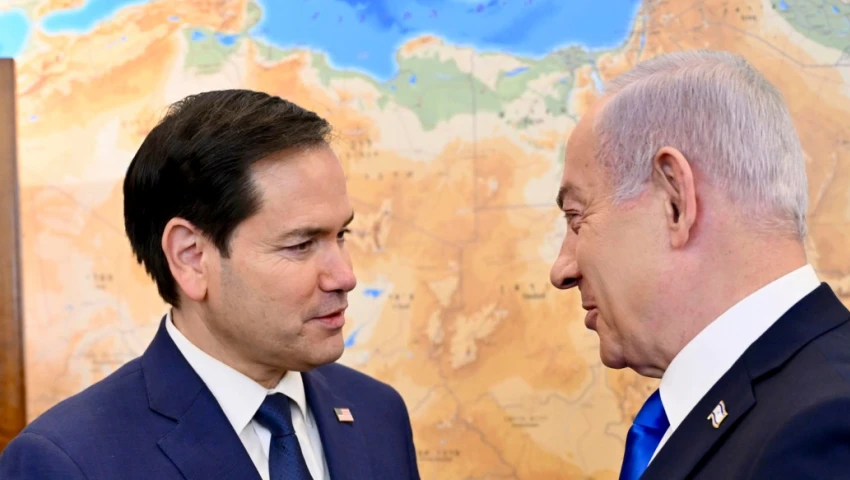 Marco Rubio y Benjamín Netanyahu Marco Rubio y Benjamín Netanyahu