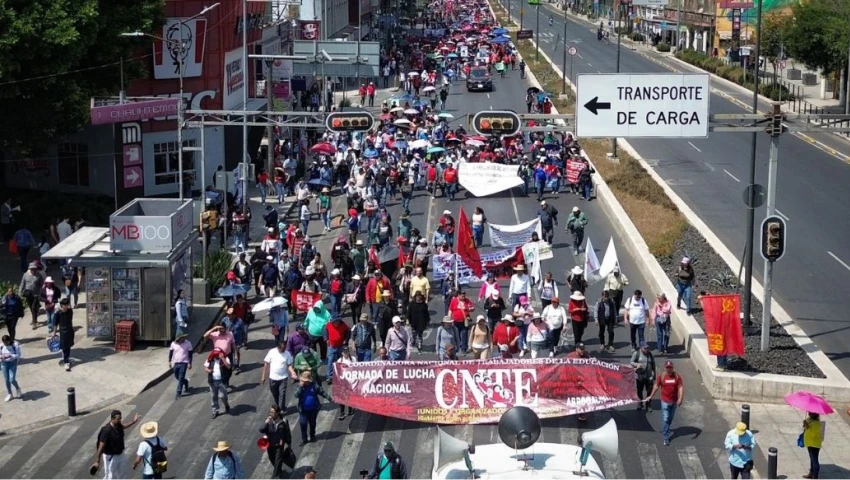 Mega marcha de maestros en CDMX: Fecha, rutas afectadas y posible paro nacional