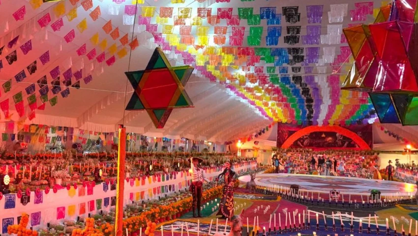 Mixquic rompe récord Guinness con la ofrenda de Día de Muertos más grande del mundo