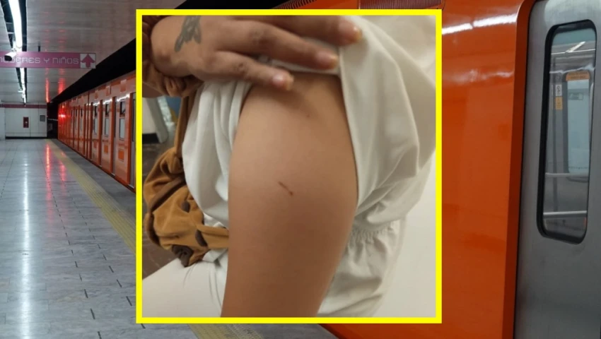 Metro, pinchazos, inyección, sedante