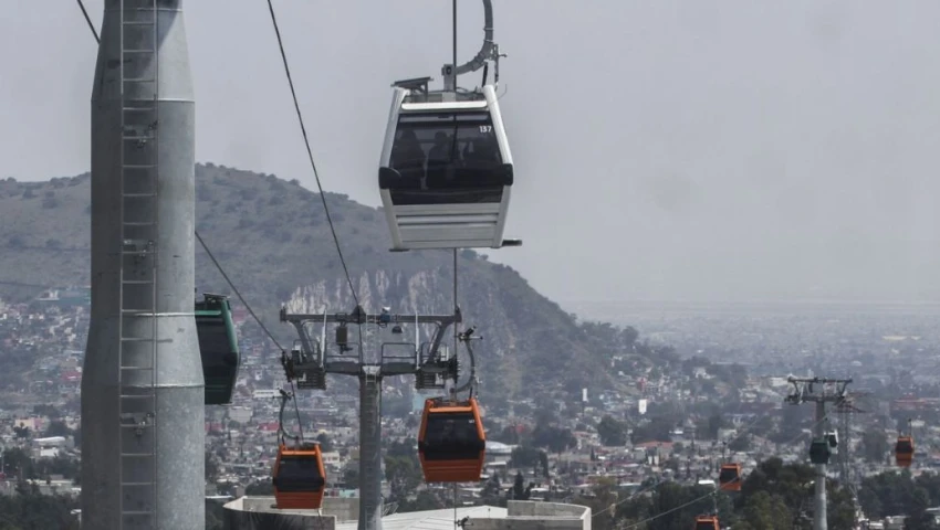 Avanza la construcción de la Línea 3 del Mexicable en Naucalpan