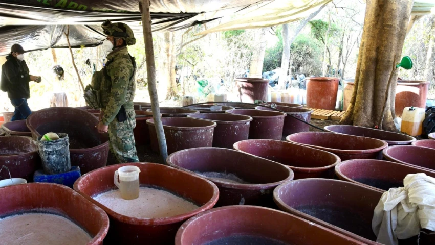 Narcolaboratorio en Sinaloa
