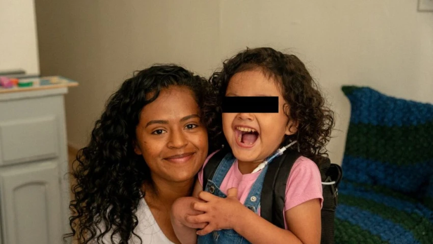 Deysi Vargas Deysi Vargas y su hija Sofía