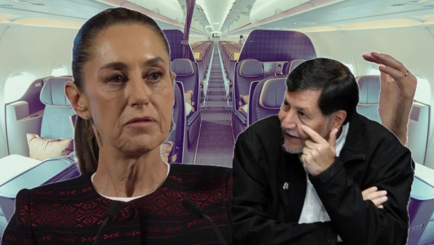 Noroña en Business Class y Sheinbaum en turista: la respuesta que dio la presidenta