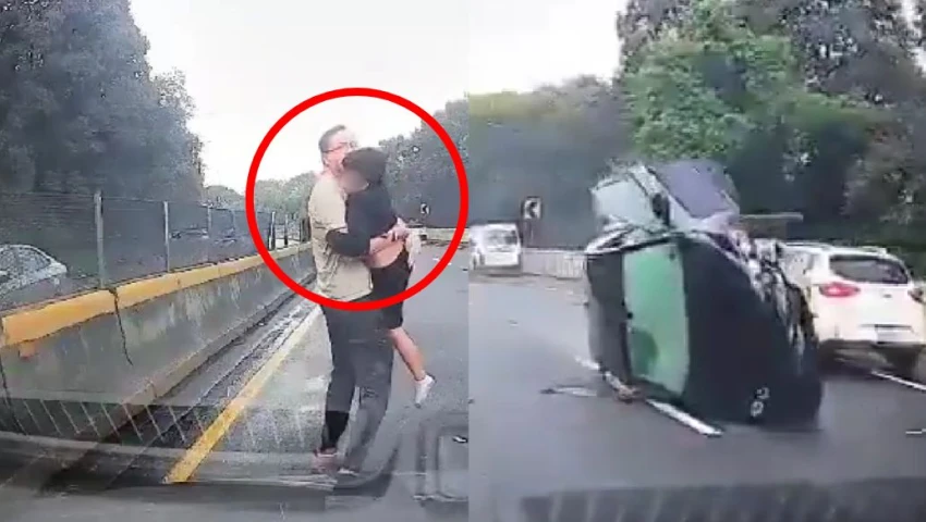 Noroña presume a Emiliano González por rescatar a niño de volcadura: “Para que sigan criticando” | VIDEO