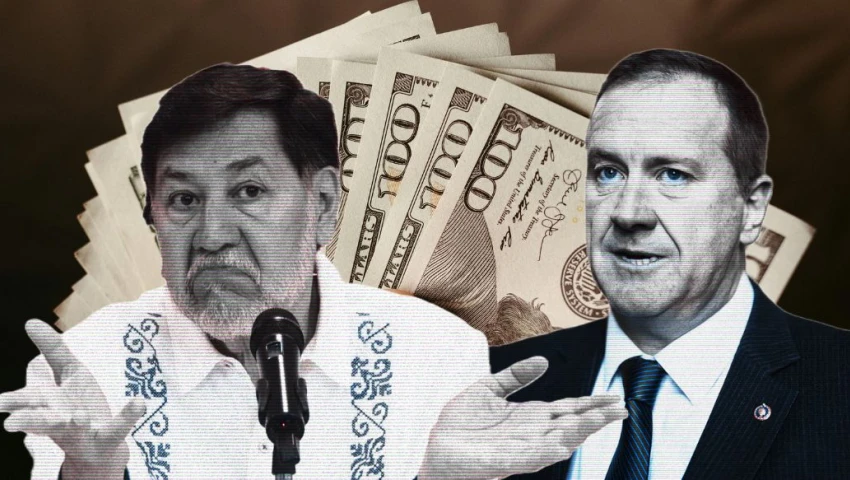 Noroña vs. Schmitt, por impuesto a remesas: “¿Adivina qué? Acaba de subir 5%”