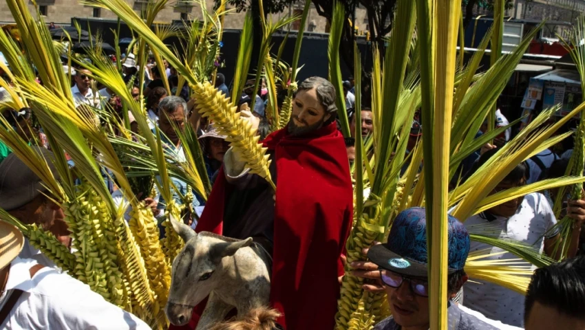 Semana Santa Iztapalapa Pasión de Cristo Domingo de Ramos Cierres Viales alternativas viales